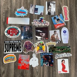 Authentic Supreme Stickers